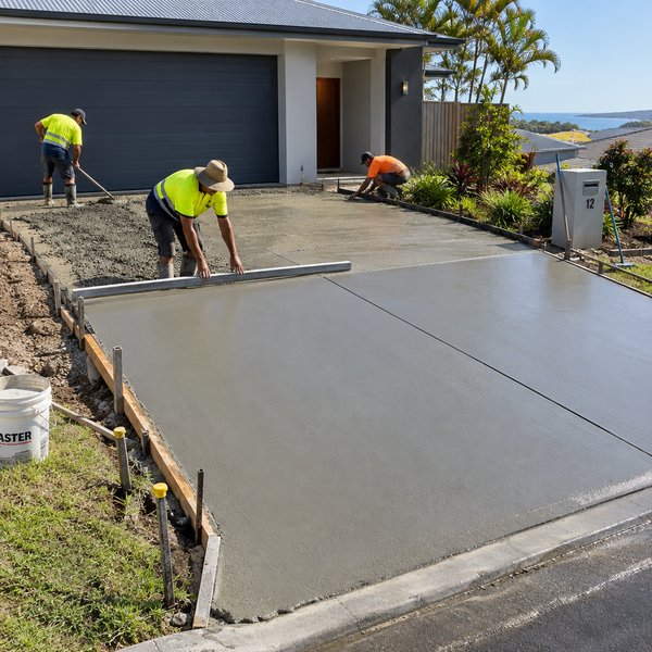 Driveway Removal & Replacement - Step 1: Inspect and Mark the Existing Driveway in the Sunshine Coast